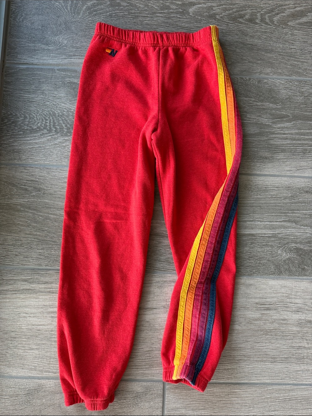 Aviator Nation KID'S 5 STRIPE SWEATPANTS sz 14